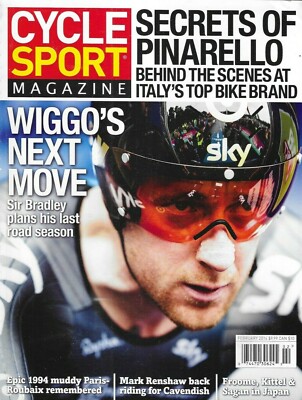 Cycle Sport Magazine Bradley Wiggins Pinarello Bikes Mark Renshaw 1994 Race 2014