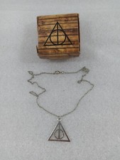 Harry Potter Deathly Hallows Silver Alloy Necklace Pendant