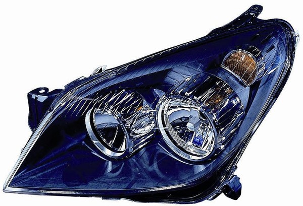 Scheinwerfer Projektor Opel Astra H Von 03-2004 Al 2007 Links Parabel Schwarz-image
