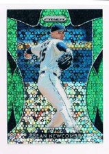 2019 Prizm Lime Green Donut Circles Prizm #5 Sean Newcomb NM-MT  / 199