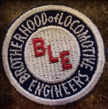 Brotherhood of Locomotive Engineers (BLE) Embroidered Railroad Patch