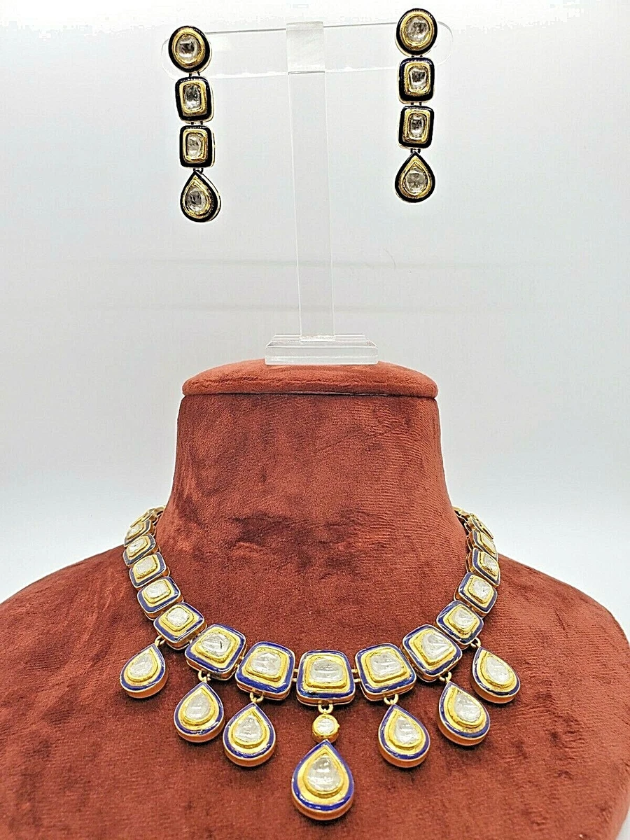 Diamond polki hotsell necklace