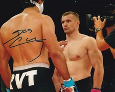 Dos Caras Jr Alberto Del Rio Signed 8x10 WWE Pride FC Bushido vs Mirko Cro Cop 3