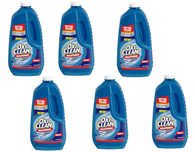 OxiClean Max Force Laundry Stain Remover Spray Refill, 48 fl oz  - 6 Pack