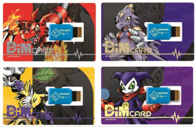 Bandai Digimon Vital bracelet Dim Card IMPMON GUILMON RENAMON MONODRAMON - NEW