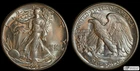 1942 Walking Liberty Half Dollar, Brilliant Uncirculated+, Bright White, C7062