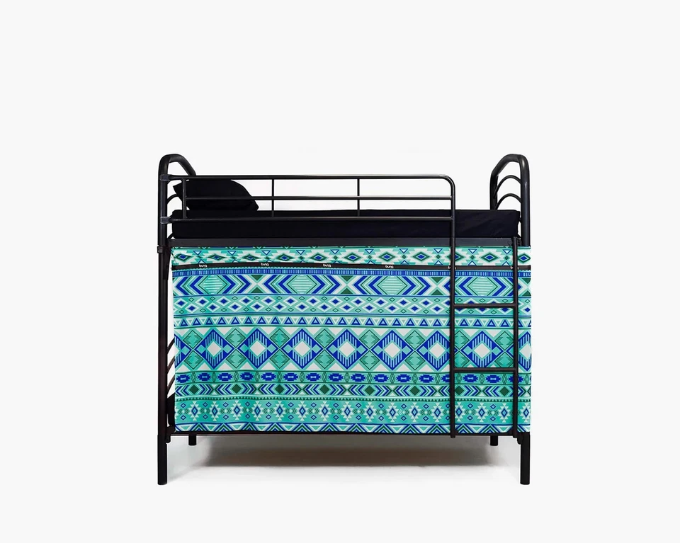 Cortinas de privacidad para literas de BUNQ para albergues dormitorios habitaciones compartidas y en casa Foto 2 de 4