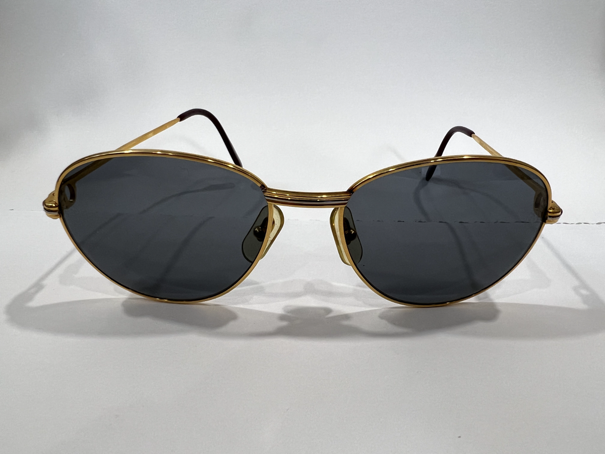 Vintage Cartier Romance Vendome 54MM France 18k Gold Plated