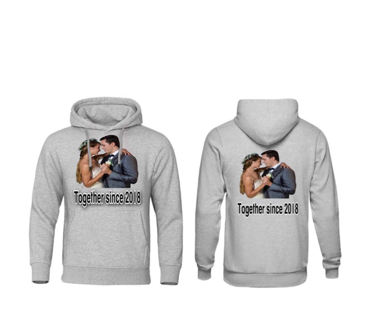 Custom Personalized Printed Polyester Hoodie Add Your Own Custom Photo and Text image 6