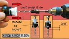 Adjustable No-Mar Depth Stop for Countersinks "Countersink Buddy"