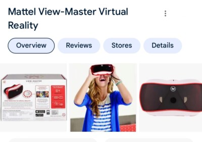 Mattel View Master Virtual Reality W/Batman Experience Open Box