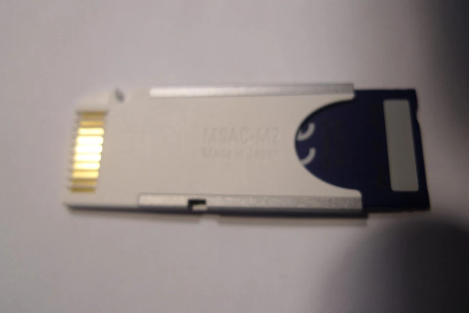Genuine Sony memory stick duo magicgate 128MB MSH-M128 w/adaptor MSAC-M2 camera - Image 4 of 4
