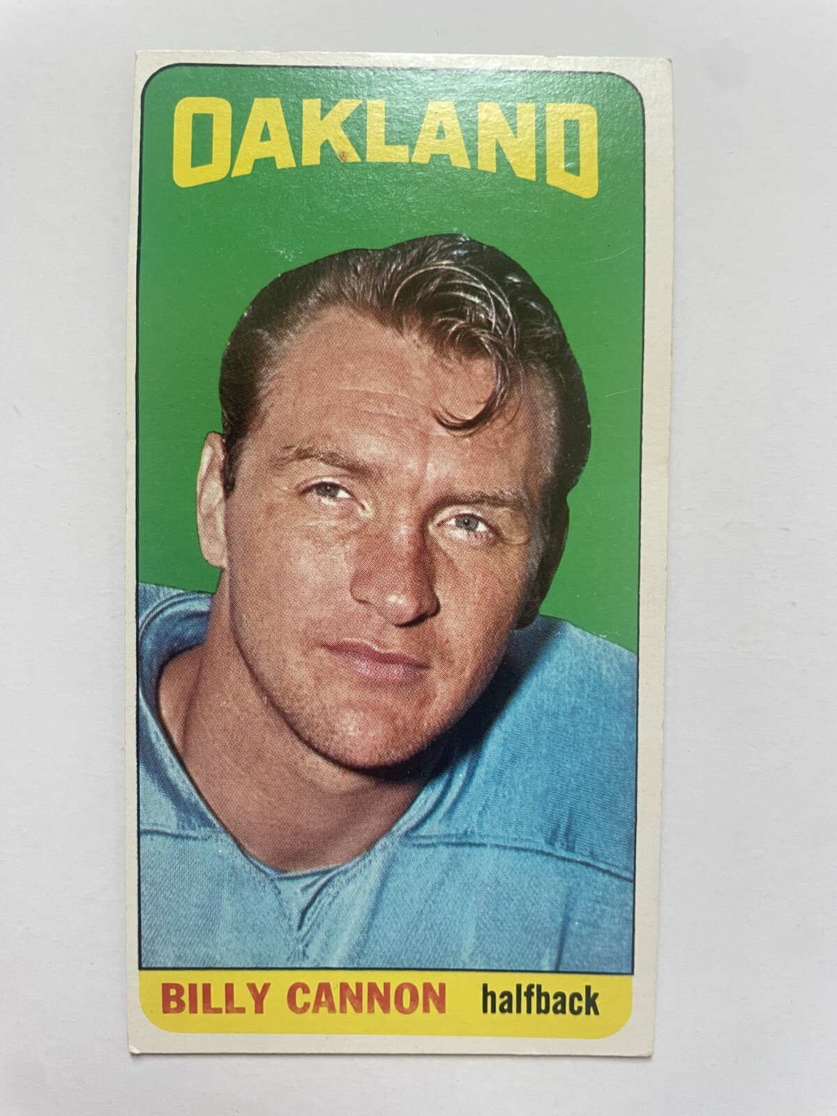1965 Topps Football Card #134 Billy Cannon! Oakland Raiders! Looks SHARP!