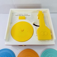 Fisher Price Music Box Record Player with 3 Discs , Toys , Kids , Music EUC