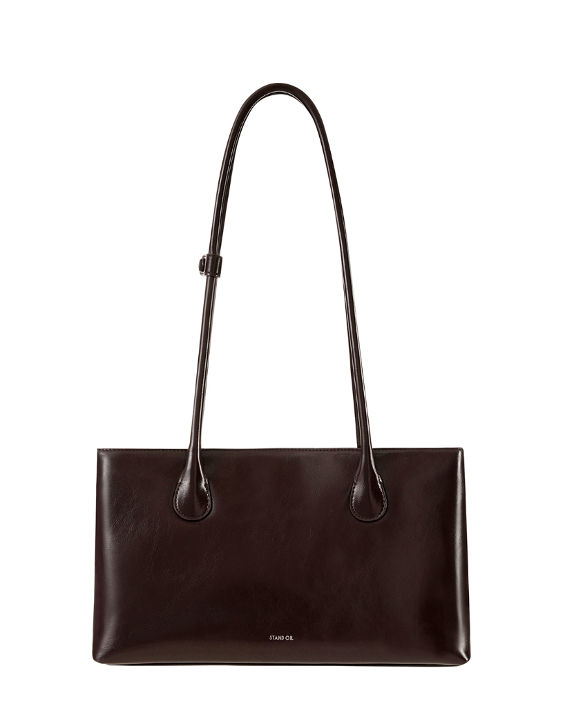 Pre-Order] [Stand Oil] Square Low Bag - Marrone Brown - Shipping