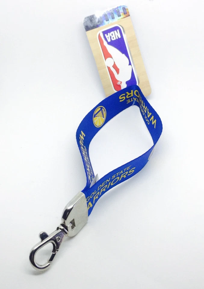 NBA Golden State Warriors Wristlet Lanyard Keychain Officially Licensed - Image 4 of 4