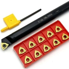 S16Q-SWLCR06 16mm Internal Carbide Turning Tool Holder + WCMX06T308R-53 inserts
