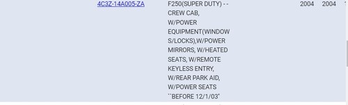 04 2004 FORD F250 F350 6.0 MAIN BODY CAB HARNESS Lariat Crew Cab 4C3T-14A005-ZJ - Picture 2 of 12