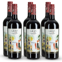 Gran Castillo Sevilla Cabernet Sauvignon Shiraz, Lieblich, Weinpaket (6X0,75L)