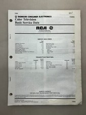 RCA TX826 Original Service Manual Free Shipping