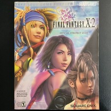 Final Fantasy X PS2 Brady Games Official Strategy Guide w/ Insert Poster