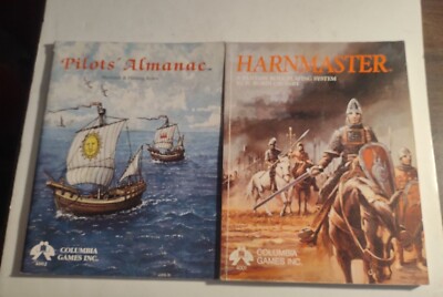 Lot of 2 Columbia Games Harnmaster 4001 & Pilots Almanac 4002 Role Playing Rules