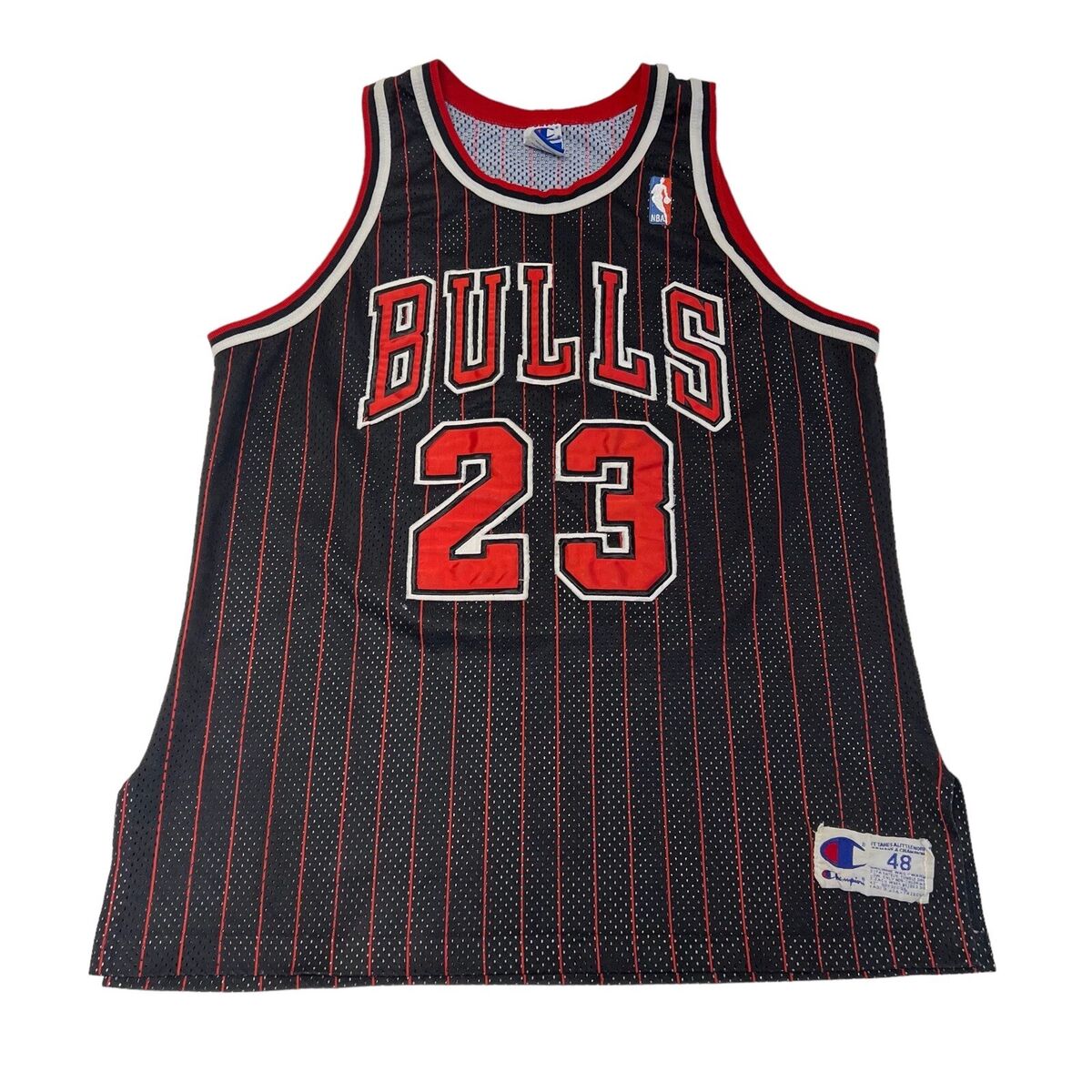 MICHAEL JORDAN CHICAGO BULLS PIN STRIPE Authentic Jersey MICHAEL JORDAN CHICAGO BULLS PIN STRIPE Authentic Jersey