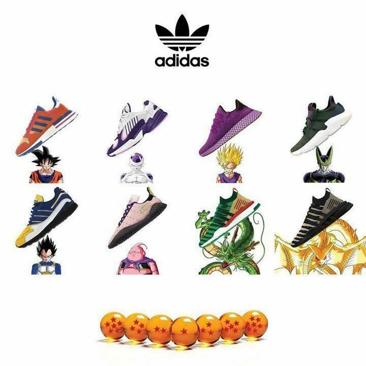 Adidas Dragon Ball Z shoes 8 types with box Son Goku Majin Adidas Dragon Ball Z shoes 8 types with box Son Goku Majin