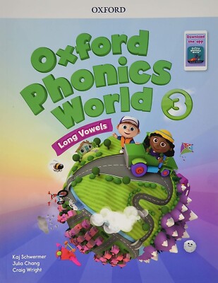 OXFORD PHONICS WORLD Level 3: LONG VOWELS - Student Book with App @ NEW @