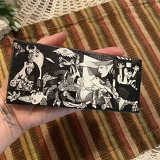 Black White Pablo Picasso Guerinica Mini wall hanging canvas art 2 3/4"x6 1/4"