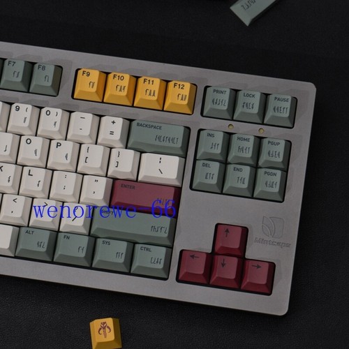 New GMK Star Wars Boba Fett Height Keycap PBT Key Caps Set for Mechanic Keyboard - Picture 3 of 11
