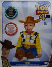 Disney Pixar Toy Story 4 Woody Baby Infant Deluxe Costume Size 6-12 months NWT