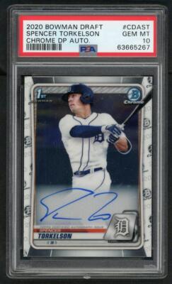 その他 2020 bowman spencer torkelson PSA10 2020 Spencer Torkelson Bowman Draft Chrome Draft Pick Auto #CDA-ST