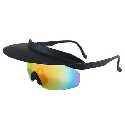 Oversized Shield Sunglasses MenWomen Outdoor UV400 Protection Sun Visor Glasses~
