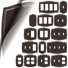 Sonoma Aged Bronze Switch Plate Wallplate Outlet Cover Rocker Toggle Duplex GFCI