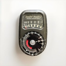 Weston Master II Universal Exposure Meter Model 735 w/ Original Leather Case