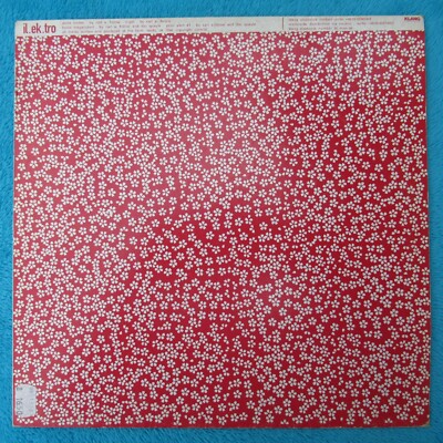 IL.EK.TRO Two 12'' Vinyl 1998 Klang Elektronik 26 electro idm