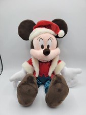 Disney Parks Mickey Mouse Christmas Santa Plush