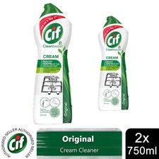 Cif Cleanboost Cream Original Multipurpose Cleaner for Multi surfaces 750ml, 2pk 5.33 per litre
