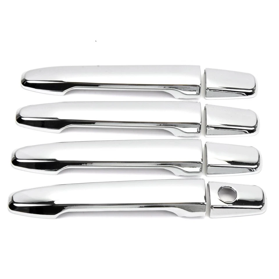 Cubierta de manija de puerta para Mitsubishi Outlander/Lancer 2008-2020 moldura cromada Foto 2 de 4