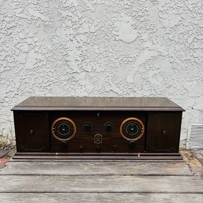 1920s Radiola Super-Heterodyne AR-812 Radio w/ 6 Tubes, Antique Wireless Radio