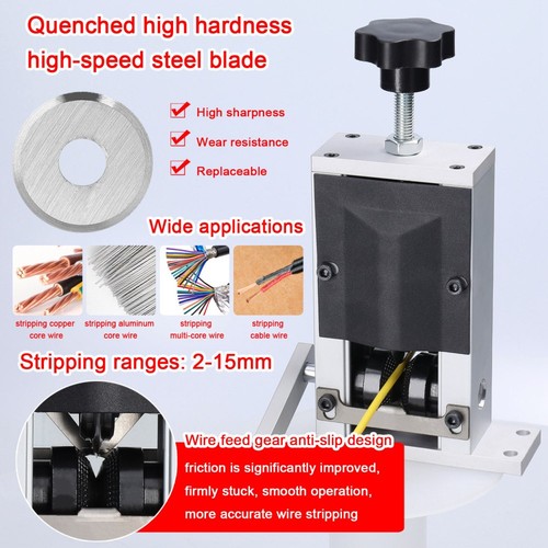 Portable Household Wire Stripper, Electric Drill, 2-15mm Cable Peeling Machine - Picture 3 of 6