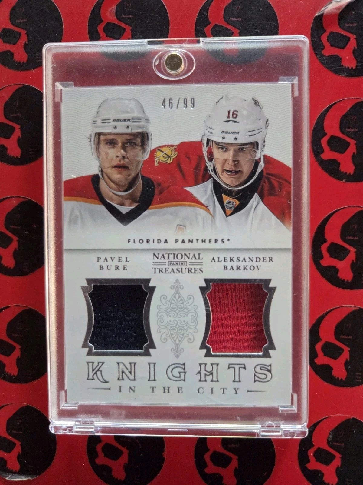 2013-14 Pavel Bure Aleksander Barkov Rookie /99 Panini National Treasures Patch