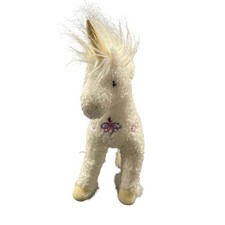 Douglas Cuddle Toy White Unicorn Plush Stuffed Animal Toy