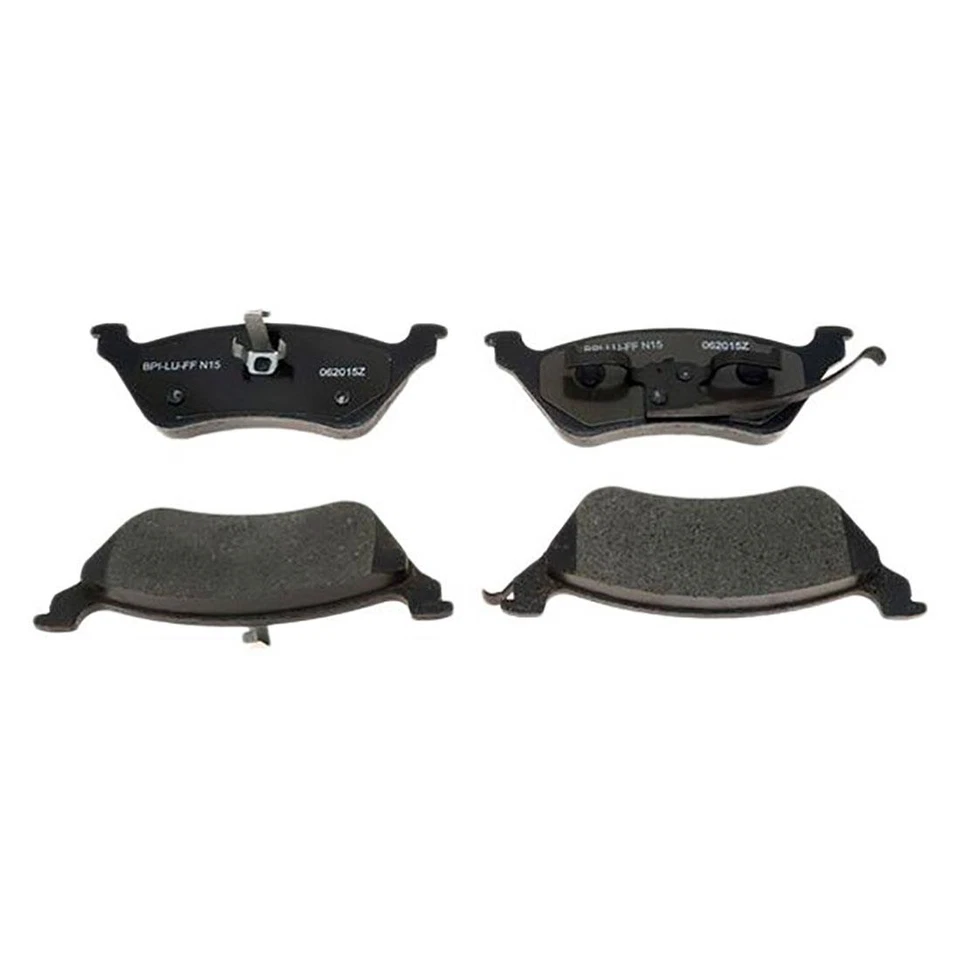 Compatível com rotores de freio dianteiros traseiros Chrysler Town Country 2005-2007 pastilhas de freio de cerâmica - Imagem 3 de 4