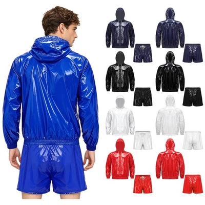 Männer Outfit Wandern Sportbekleidung Trenchcoat Windjacke Mantel Sportanzug - Bild 1 von 3