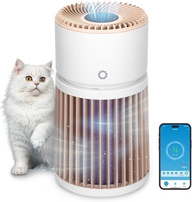 Airthereal Luftreiniger AGH400 H13 HEPA Haustiere Gerüche PM2.5 Sensor bis 320m²