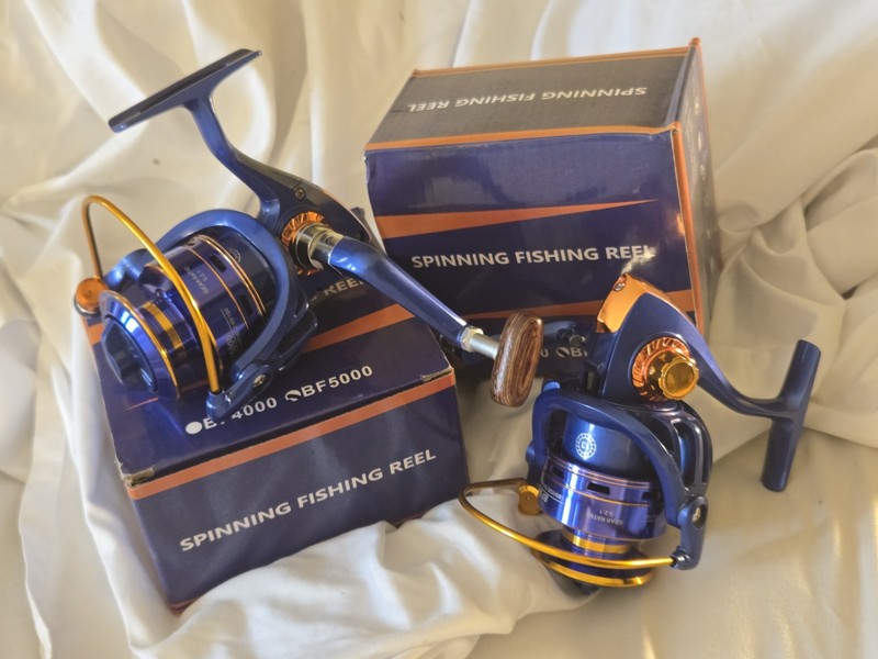 2 Spinning Fishing Reels - 13 Ball Bearings NEW