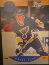 1990-91 Pro Set - Brett Hull #263 St. Louis Blues Ice Hockey NHL Base Set
