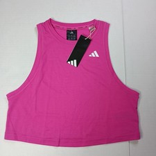 Adidas Women's Train Essentials Boxy Workout Tank Top Climacool XS Active Crop